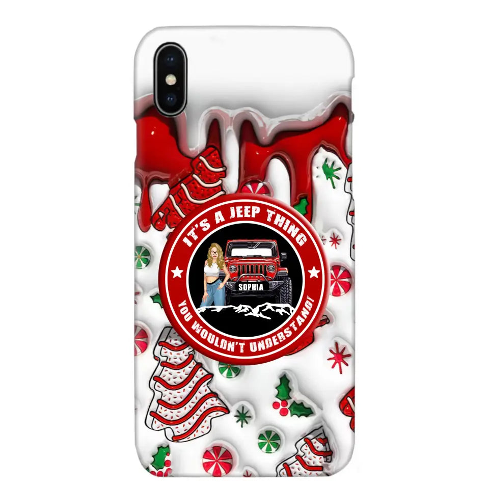 Personalized It's A Jeep Thing You Wouldn't Understand Jeep Girl Christmas Phonecase Printed NTMTHN231107