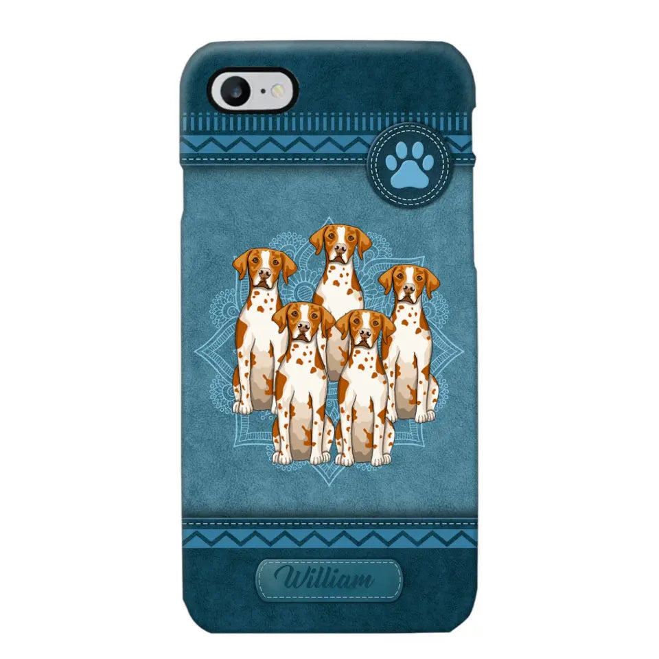 Personalized Dog Name Dog Lovers Gift Phonecase Printed LVA231126