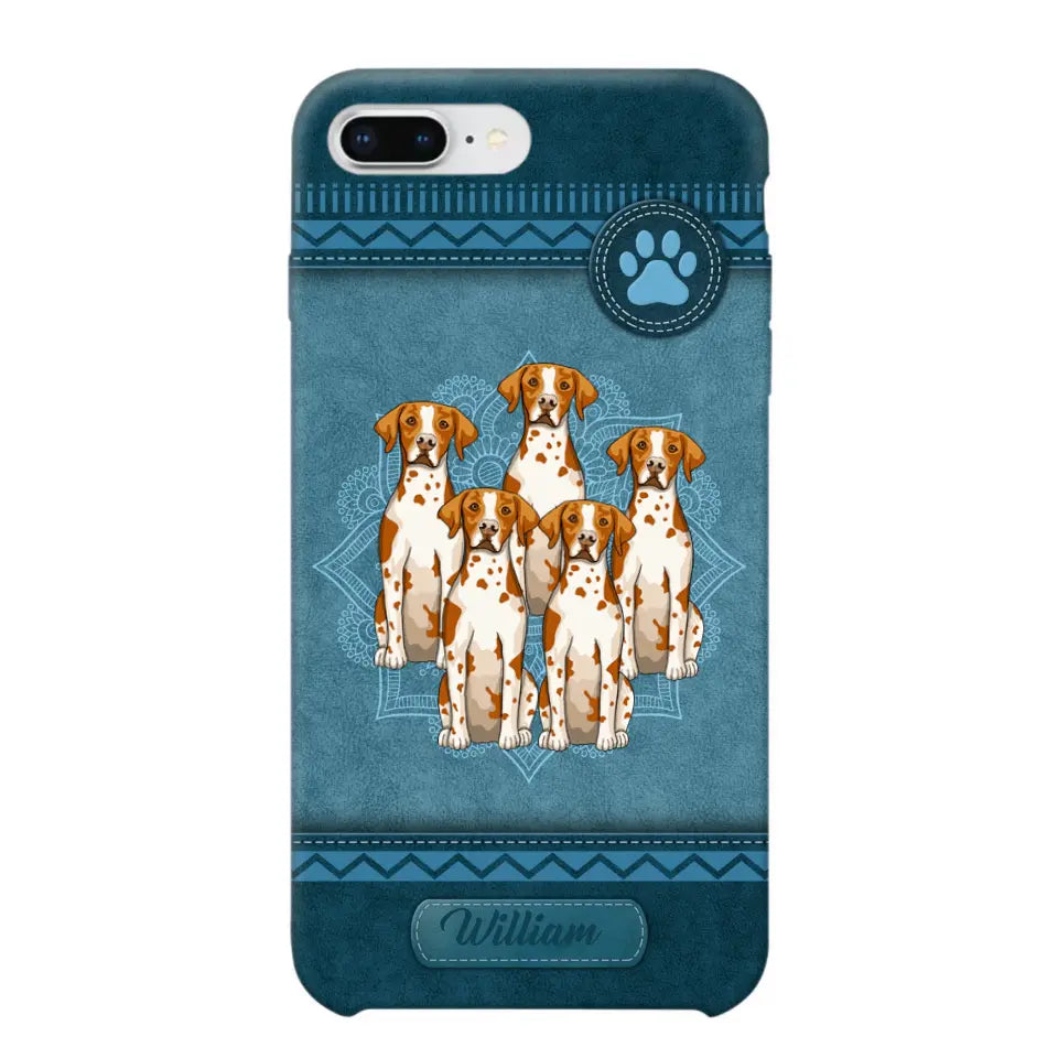 Personalized Dog Name Dog Lovers Gift Phonecase Printed LVA231126