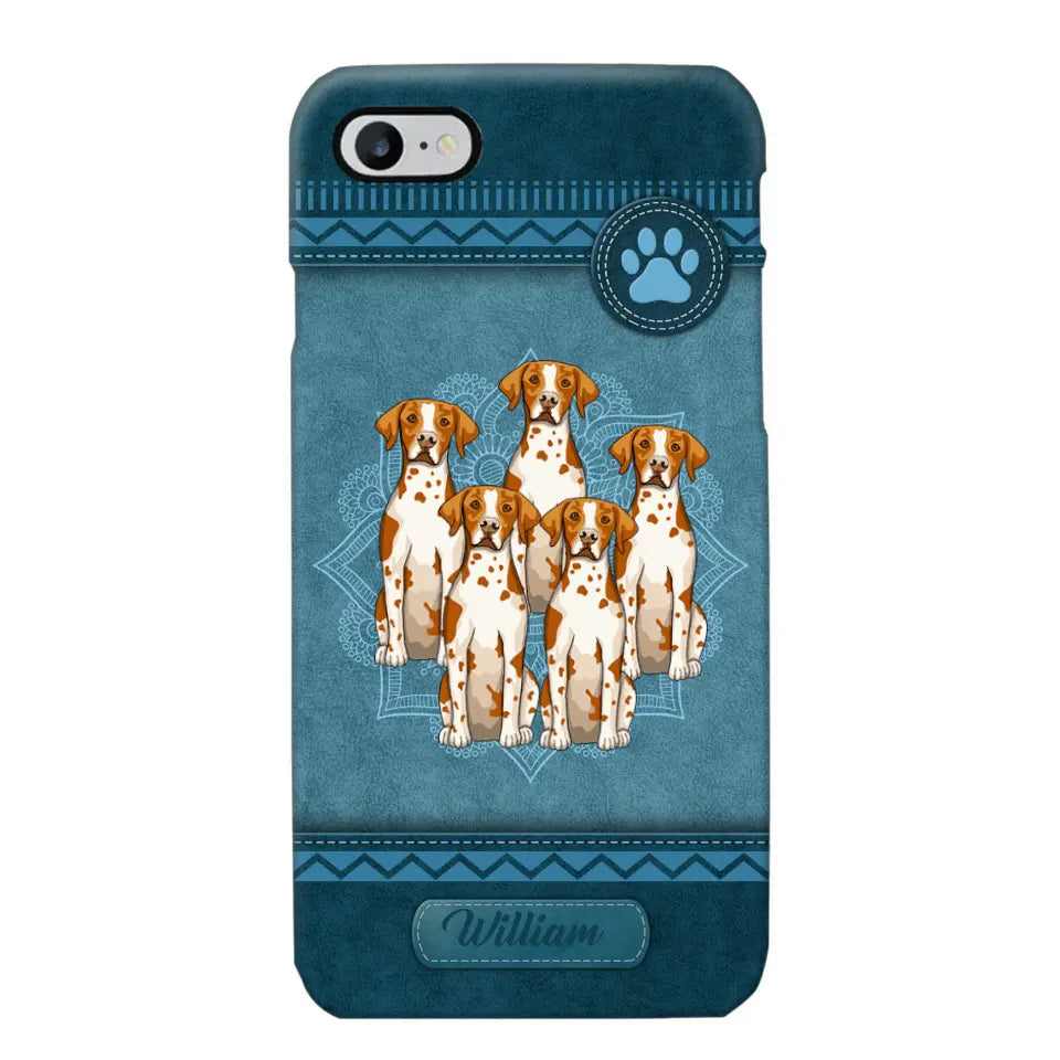 Personalized Dog Name Dog Lovers Gift Phonecase Printed LVA231126