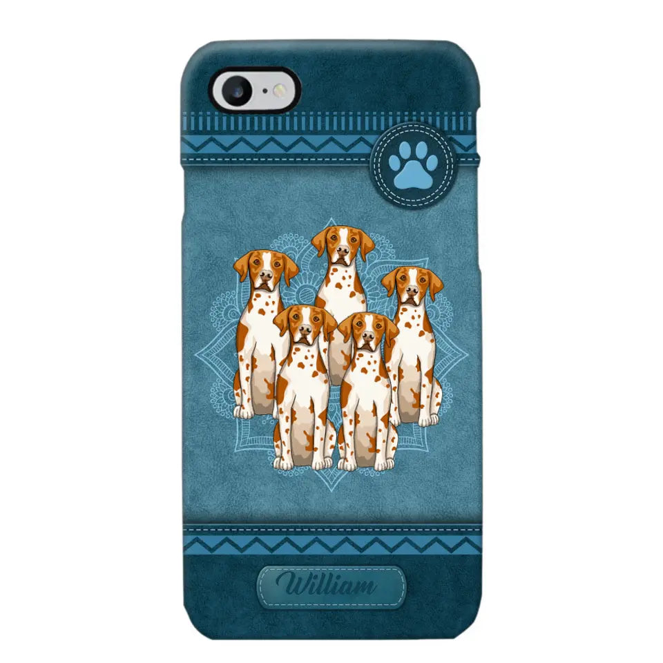 Personalized Dog Name Dog Lovers Gift Phonecase Printed LVA231126