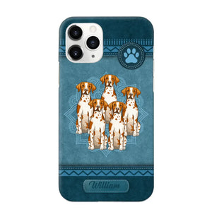 Personalized Dog Name Dog Lovers Gift Phonecase Printed LVA231126