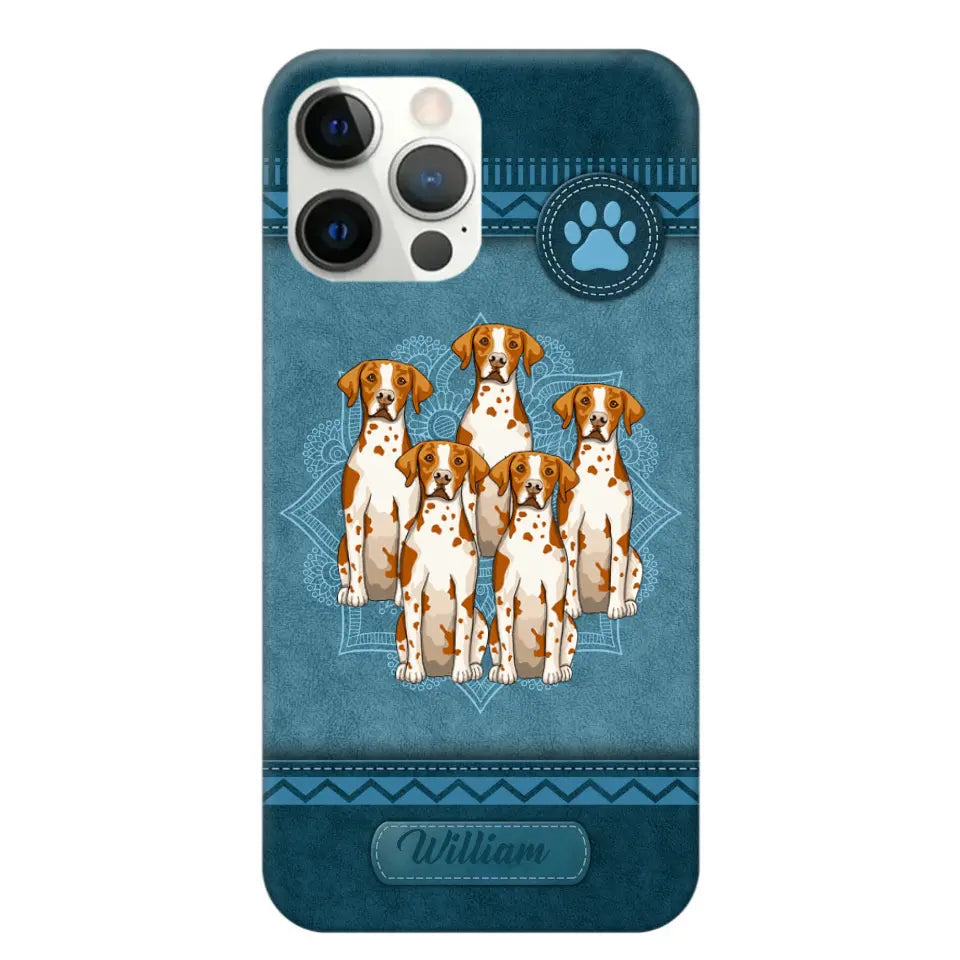 Personalized Dog Name Dog Lovers Gift Phonecase Printed LVA231126