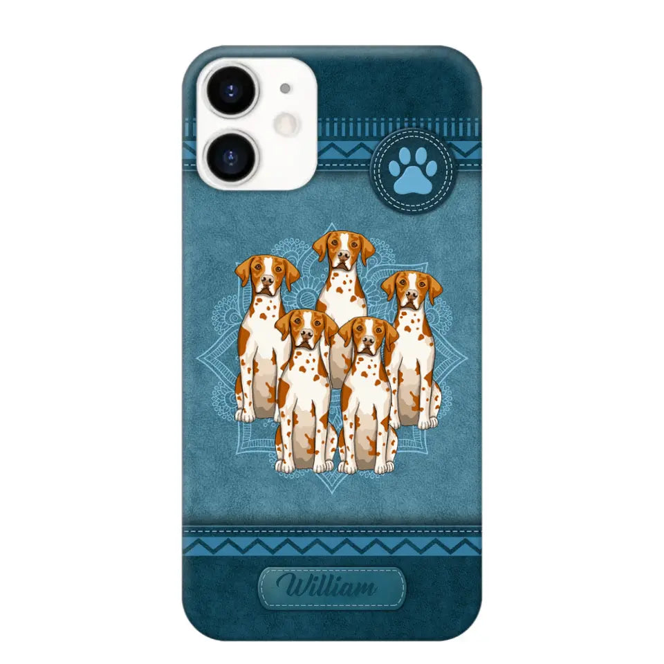 Personalized Dog Name Dog Lovers Gift Phonecase Printed LVA231126