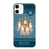 Personalized Dog Name Dog Lovers Gift Phonecase Printed LVA231126