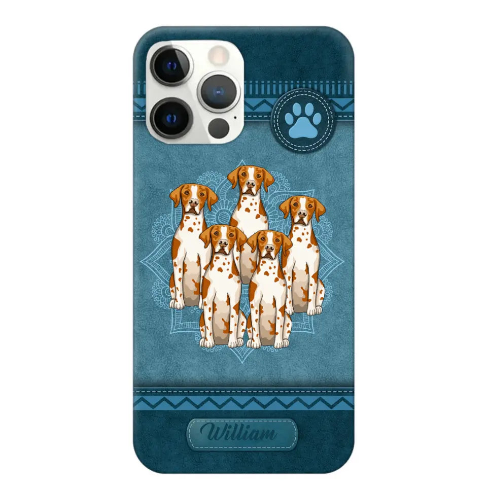 Personalized Dog Name Dog Lovers Gift Phonecase Printed LVA231126