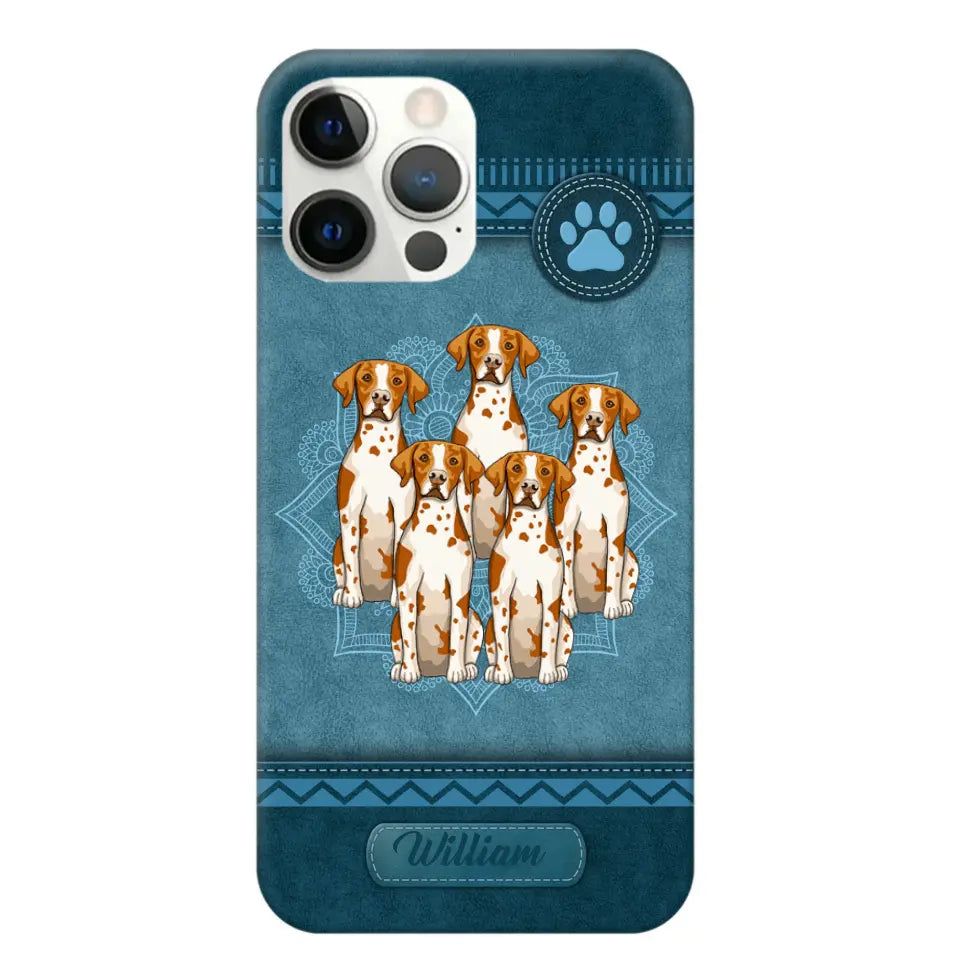 Personalized Dog Name Dog Lovers Gift Phonecase Printed LVA231126