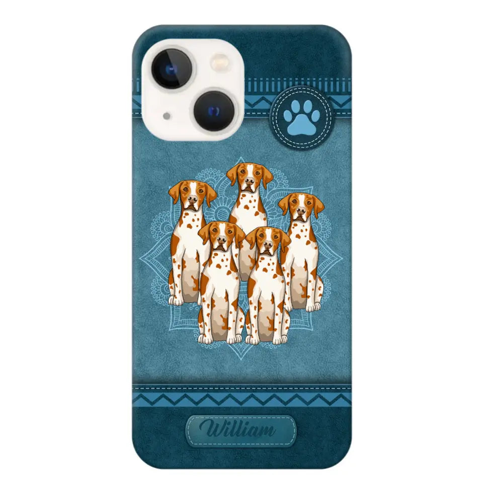 Personalized Dog Name Dog Lovers Gift Phonecase Printed LVA231126