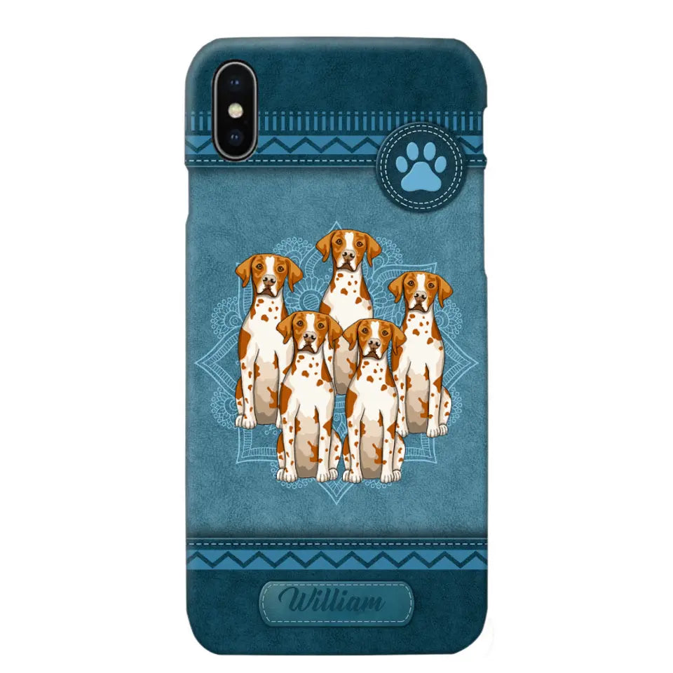 Personalized Dog Name Dog Lovers Gift Phonecase Printed LVA231126