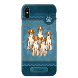 Personalized Dog Name Dog Lovers Gift Phonecase Printed LVA231126