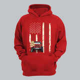 Personalized US Jeep Girl Custom Name Jeep Hoodie 2D Printed KVH231229