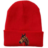 Personalized Upload Your Horse Photo Embroidered Beanie Printed VQ231235