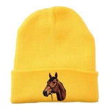 Personalized Upload Your Horse Photo Embroidered Beanie Printed VQ231235