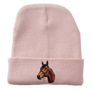 Personalized Upload Your Horse Photo Embroidered Beanie Printed VQ231235