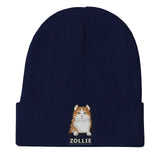 Personalized Cat Name Cat Lovers Gift Embroidered Beanie Printed LVA231244