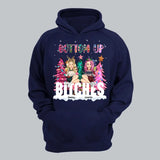 Personalized Bottom up Biches Bestie Christmas Tree Hoodie 2D Printed KVH231220