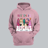 Personalized Bottom up Biches Bestie Christmas Tree Hoodie 2D Printed KVH231220