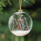 Personalized Upload Your Photo Horse Riding 3D Ball Ornament Printed HTHLVA231015