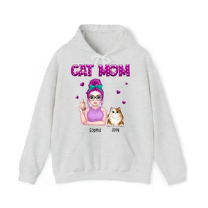 Personalized Cat Mom Cat Lovers Gift Hoodie 2D Printed HN231378