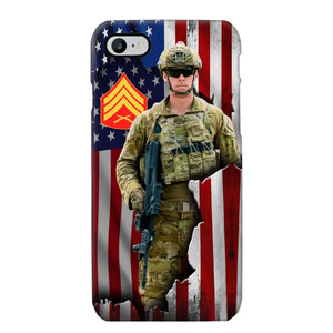 Personalized US Veteran Logo Custom Name Phonecase Printed 231430AHVH