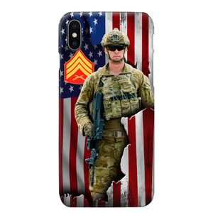 Personalized US Veteran Logo Custom Name Phonecase Printed 231430AHVH