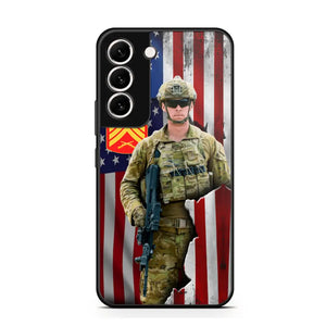 Personalized US Veteran Logo Custom Name Phonecase Printed 231430AHVH