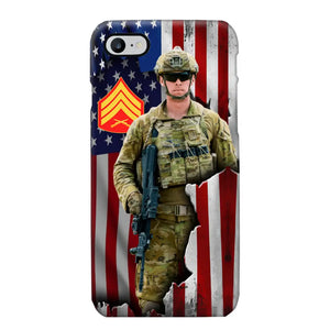 Personalized US Veteran Logo Custom Name Phonecase Printed 231430AHVH