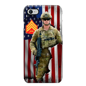 Personalized US Veteran Logo Custom Name Phonecase Printed 231430AHVH