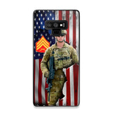 Personalized US Veteran Logo Custom Name Phonecase Printed 231430AHVH