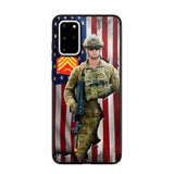 Personalized US Veteran Logo Custom Name Phonecase Printed 231430AHVH