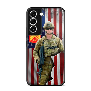 Personalized US Veteran Logo Custom Name Phonecase Printed 231430AHVH