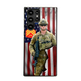 Personalized US Veteran Logo Custom Name Phonecase Printed 231430AHVH