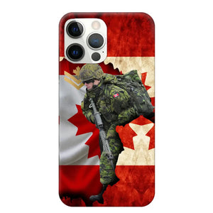 Personalized Canadian Armed Forces Logo Custom Name Phonecase Printed 231430AHVH