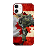 Personalized Canadian Armed Forces Logo Custom Name Phonecase Printed 231430AHVH