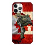 Personalized Canadian Armed Forces Logo Custom Name Phonecase Printed 231430AHVH