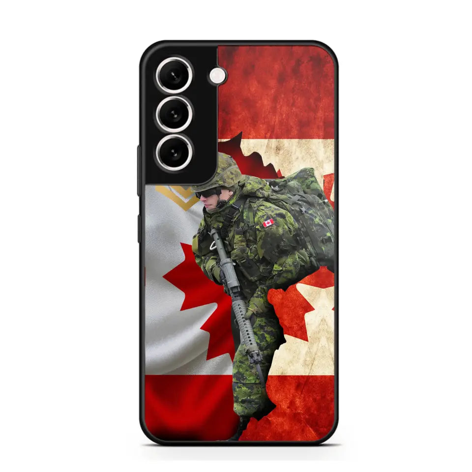 Personalized Canadian Armed Forces Logo Custom Name Phonecase Printed 231430AHVH