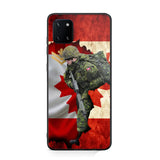 Personalized Canadian Armed Forces Logo Custom Name Phonecase Printed 231430AHVH