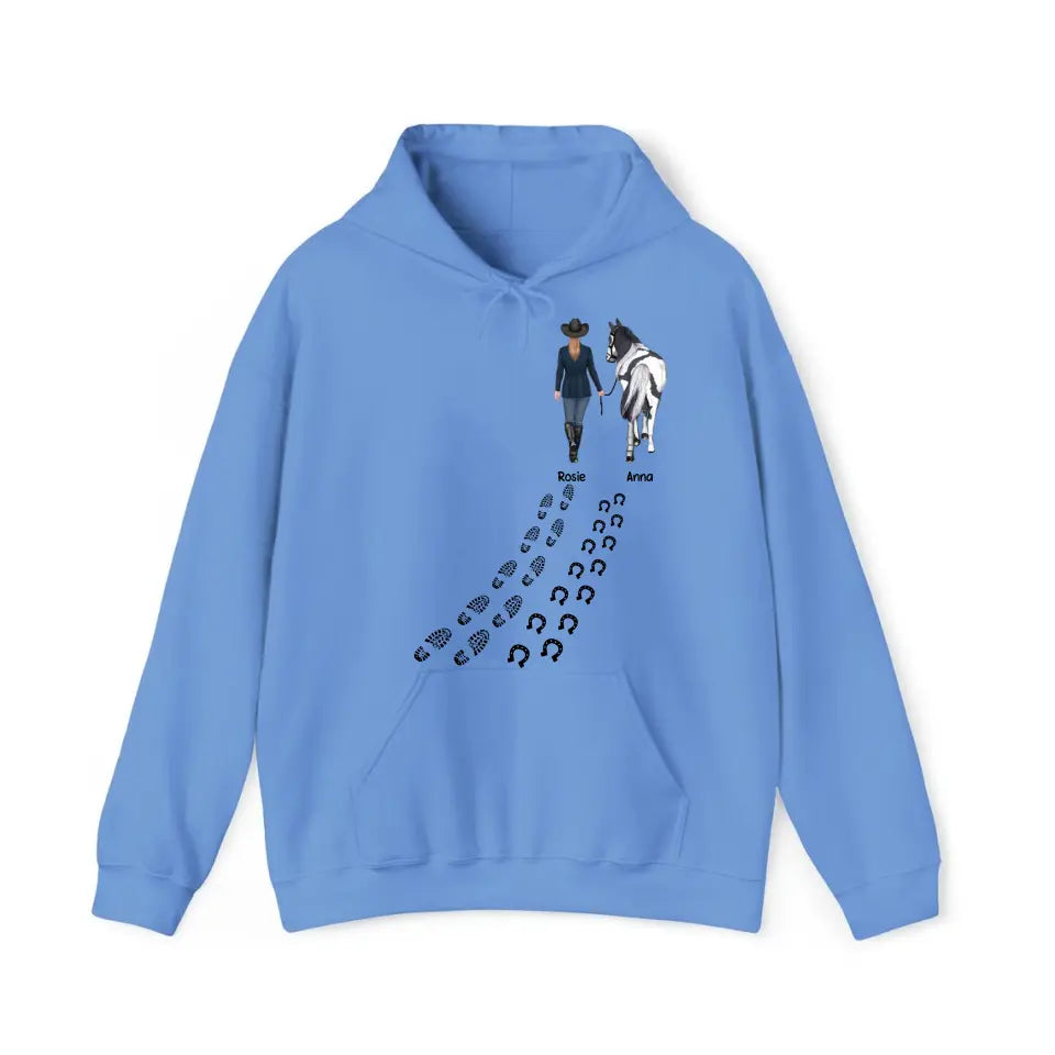 Personalized Horse Girl Custom Name Horse Lovers Gift  Hoodie 2D Printed VQ231437