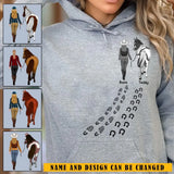 Personalized Horse Girl Custom Name Horse Lovers Gift  Hoodie 2D Printed VQ231437