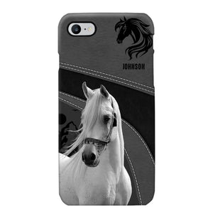 Personalized Upload Your Horse Photo Horse Custom Name Phonecase Printed VQ231438