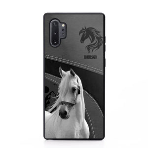 Personalized Upload Your Horse Photo Horse Custom Name Phonecase Printed VQ231438