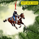 Personalized Horse Lover Upload Photo Ornament Printed VQDM2209