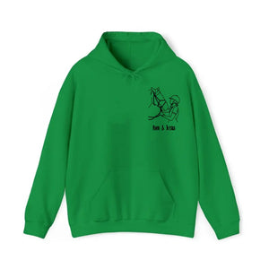 Personalized Upload Your Photo Horse Lovers Gift Outline Hoodie 2D Printed LVA231449