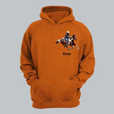 Personalized Upload Your Photo Horse Riding Hoodie 2D Printed KVH231364