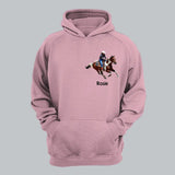 Personalized Upload Your Photo Horse Riding Hoodie 2D Printed KVH231364