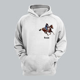 Personalized Upload Your Photo Horse Riding Hoodie 2D Printed KVH231364