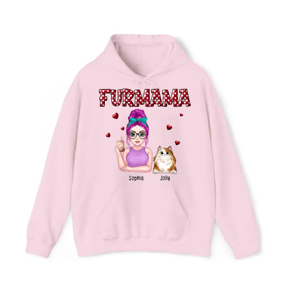 Personalized Furmama Pet Names Dog Lovers Cat Lovers Gift Hoodie 2D Printed HN231498