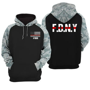 Personalized US Firefighter Department & Custom ID Hoodie 3D Printed KVH231530