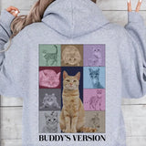 Personalized Upload Your Cat Photo Best Cat Mom Ever Hoodie 2D Printed VQ231569