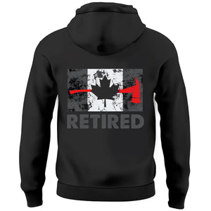 Personalized Canada Retired Firefighter Custom Time Hoodie 2D Printed VQ231535